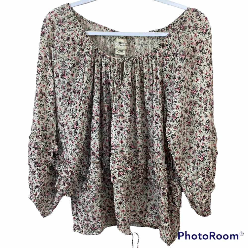 Ralph Lauren Denim & Supply Boho Floral Top